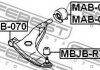 САЙЛЕНТБЛОК ЗАДНІЙ ПЕРЕДНЬОГО ЛІВОГО ВАЖЕЛЯ FEBEST MAB-021 (фото 2)