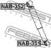 Сайлентблок заднього амортизатора FEBEST NAB351 (фото 2)