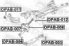 Сайлентблок важеля OPEL INSIGNIA A, B 08- зад. міст FEBEST OPAB-003 (фото 2)