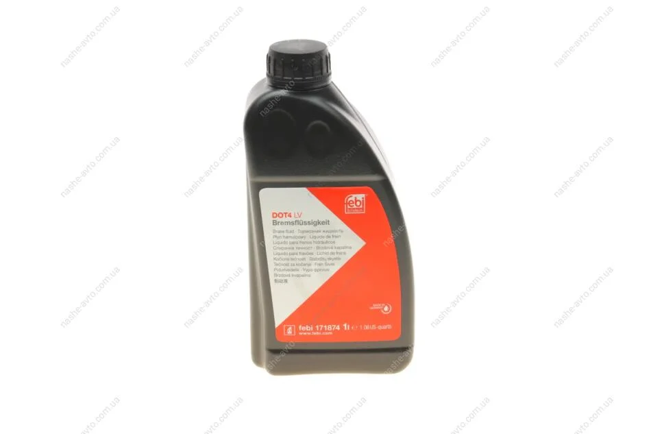 Рідина гальмівна DOT 4 LV 1L FEBI BILSTEIN 171874 (фото 1)