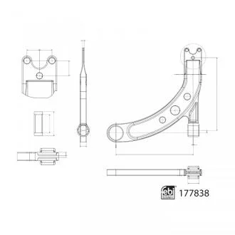 Важіль підвіски FEBI BILSTEIN 177838