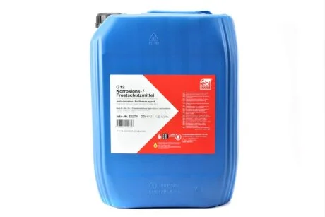 Антифриз FEBI червоний концентрат G12 (Каністра 20л) FEBI BILSTEIN 22274
