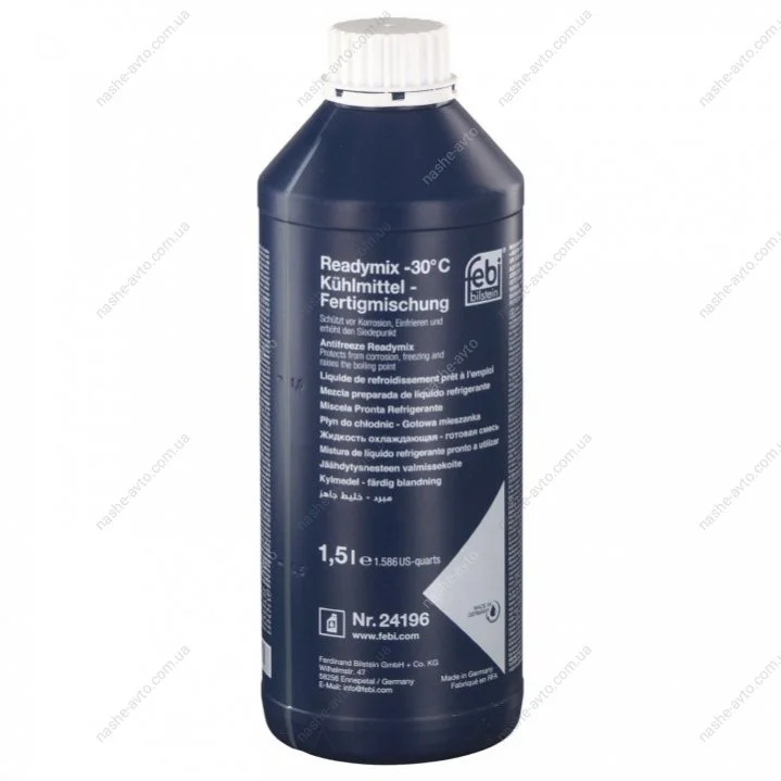 Охолоджуюча рідина Febi, G11 (синій), 1.5л FEBI BILSTEIN 24196 (фото 1)