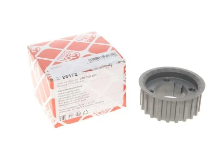 Шестерня коленвала AUDI, VW 2.4d/td, 2.5d, TD (-98) АКЦІЯ (FEBI) FEBI BILSTEIN 25172