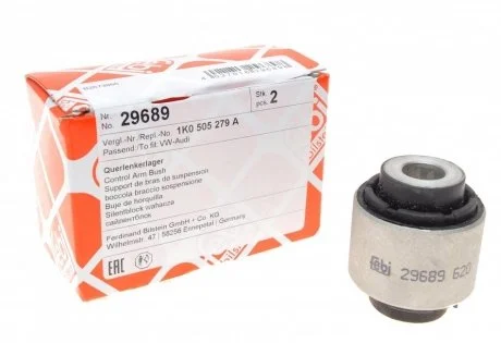 Сайлентблок важiля VW PASSAT VI задн. ось, верхн. внешн. (Febi) FEBI BILSTEIN 29689