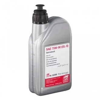 Олива трасмміс. FEBI SAE 75W-90 GL-5 (Каністра 1л) FEBI BILSTEIN 32590