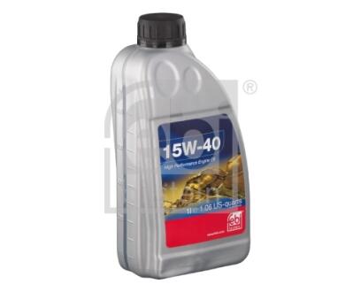 Олива моторна Febi 15W-40, API SL/CI-4, ACEA A3/B4/E7, 1л FEBI BILSTEIN 32925