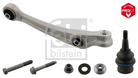 Важіль підвіски з сайлентблоком, кульовою опорою і гайкою FEBI BILSTEIN 40412