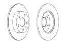Гальмівний диск FERODO DDF1044