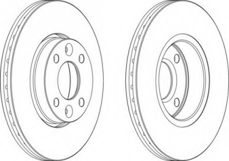 Гальмівний диск FERODO DDF1201