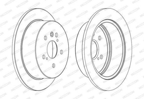 Диск гальмівний FERODO DDF1545C