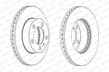Гальмівний диск FERODO DDF1974C-1
