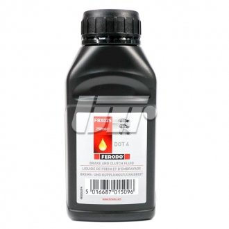 Тормозная жидкость DOT 4 (0.25л) FERODO FBX025 (фото 1)