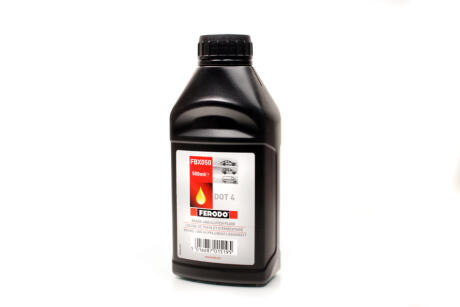 Рідина гальмівна DOT 4 0.5л FERODO FBX050B