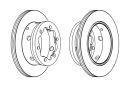 Гальмівний диск FERODO FCR191A