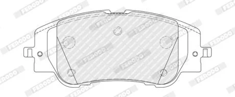 Тормозные колодки FERODO FDB5507