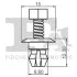Кліпса кріплення (затискач) Fischer Automotive One (FA1) 11-30013.5 (фото 2)