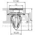 Кліпса кріплення (затискач) Fischer Automotive One (FA1) 11-40003.10 (фото 2)