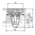 Кліпса кріплення (затискач) Fischer Automotive One (FA1) 11-40011.5 (фото 2)