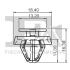 Кліпса кріплення (затискач) Fischer Automotive One (FA1) 11-40040.5 (фото 2)