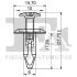 Кліпса кріплення (затискач) Fischer Automotive One (FA1) 13-30003.5 (фото 2)