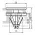 Кліпса кріплення (затискач) Fischer Automotive One (FA1) 13-40026.10 (фото 2)