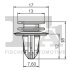 Кліпса кріплення (затискач) Fischer Automotive One (FA1) 14-40019.5 (фото 2)