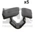 Кліпса кріплення (затискач) Fischer Automotive One (FA1) 21-10004.5 (фото 1)