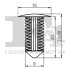 Кліпса кріплення (затискач) Fischer Automotive One (FA1) 22-10007.5 (фото 2)
