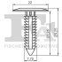 Кліпса кріплення (затискач) Fischer Automotive One (FA1) 25-10003.5 (фото 2)