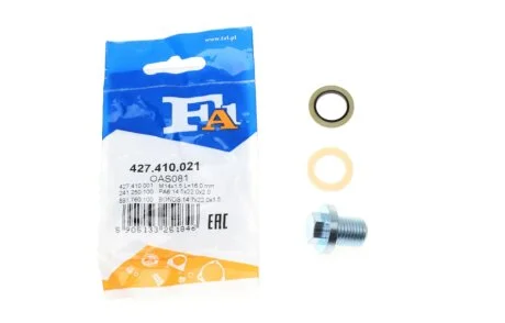 Пробка піддону + ущільнювач Fischer Automotive One (FA1) 427.410.021