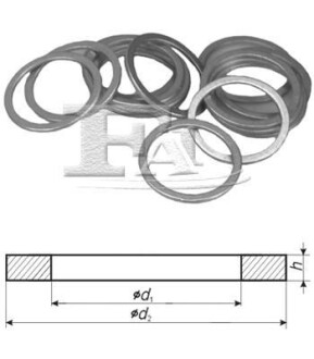 Шайба алюмінієва Fischer Automotive One (FA1) 484.310.100