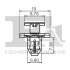 Кліпса кріплення (затискач) Fischer Automotive One (FA1) 72-30004.5 (фото 2)