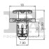 Кліпса кріплення (затискач) Fischer Automotive One (FA1) 72-30005.5 (фото 2)