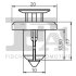Кліпса кріплення (затискач) Fischer Automotive One (FA1) 79-30011.10 (фото 2)