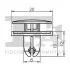 Кліпса кріплення (затискач) Fischer Automotive One (FA1) 79-30014.5 (фото 2)