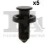 Кліпса кріплення (затискач) Fischer Automotive One (FA1) 79-30015.5 (фото 1)