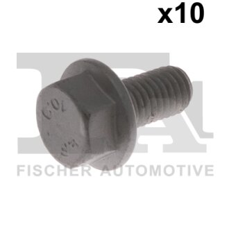 Болт з шестигранною головкою з чорного металу Fischer Automotive One (FA1) 982-08-F16.10