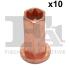Комплект гайок M7X1,00MM 27MM (10 SZTUK) Fischer Automotive One (FA1) 988071910 (фото 1)