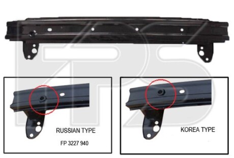Усилитель переднего бампера Accent 11- FPS FP3227940