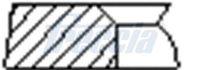 Кільця поршневі FRECCIA FR10-127450