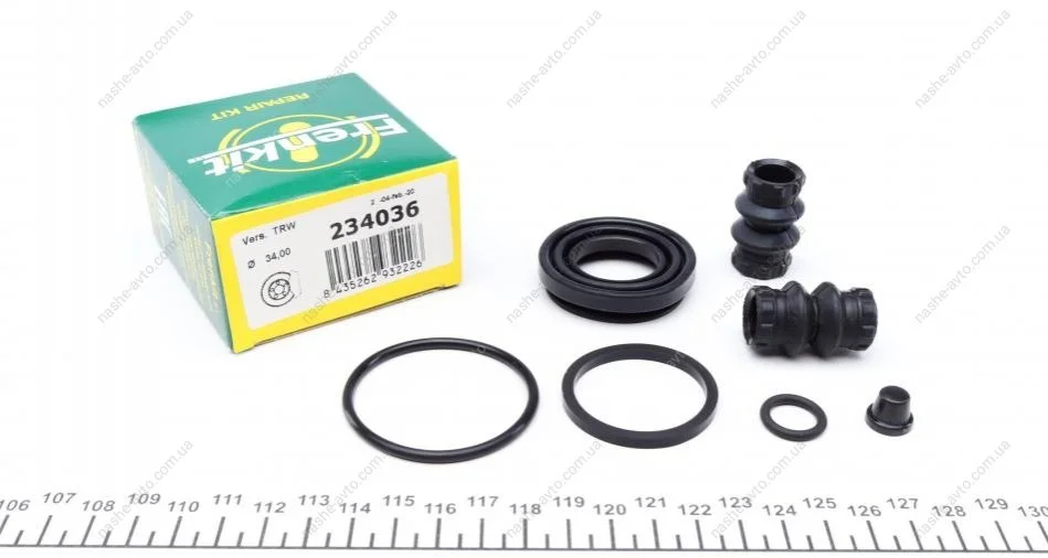 Ремкомплект суппорта заднего Renault Megane III/IV/Scenic III (d=34mm) (TRW) (23 FRENKIT 234036 (фото 1)