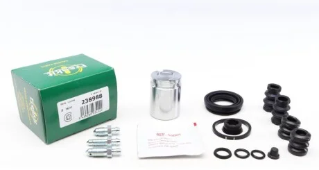 Ремкомплект супорту заднього (d=38mm + поршень) VAG/Volvo/PSA/Ford/FIAT ver.TRW FRENKIT 238988