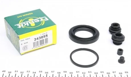 Ремкомплект заднего суппорта Sorento 02- (манжеты) (D43)  FRENKIT 243055