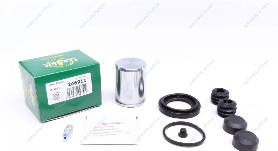 Ремкомплект супорту заднього Citroen Jumper/Fiat Ducato/Peugeot Boxer 02- (d=46mm)(Brembo)(+поршень) Frenkit FRENKIT 246911 (фото 1)