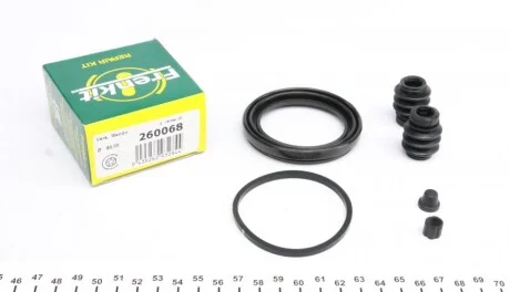 Ремкомплект суппорта переднего Hyundai Tucson (JM)/Sonata (NF/YF) (d=60mm)(Mando FRENKIT 260068