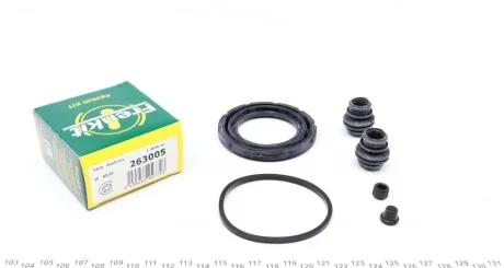 Ремкомплект суппорта переднего Lexus RX/Toyota Highlander 00-07 (d=63mm)(Akebono FRENKIT 263005