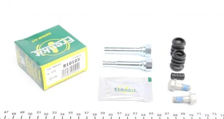 Ремкомплект супорта переднього (направаяляючі+пильовики) FRENKIT 810105