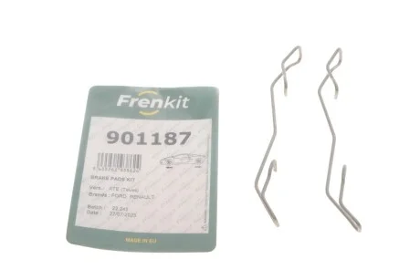 Комплект інсталяційний гальмівних колодок передніх Ford Focus/Transit Connect 02-13 (Ate)  Frenkit FRENKIT 901187