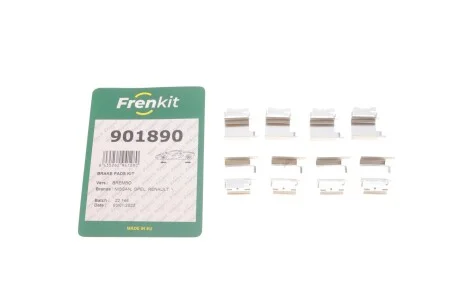 Ремкомплект суппорта переднего колодок (4 пружины) Renault Master 10- FRENKIT 901890
